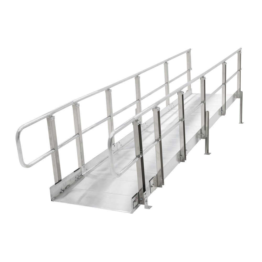 14' L Aluminum Modular Ramp Section Discount Ramps