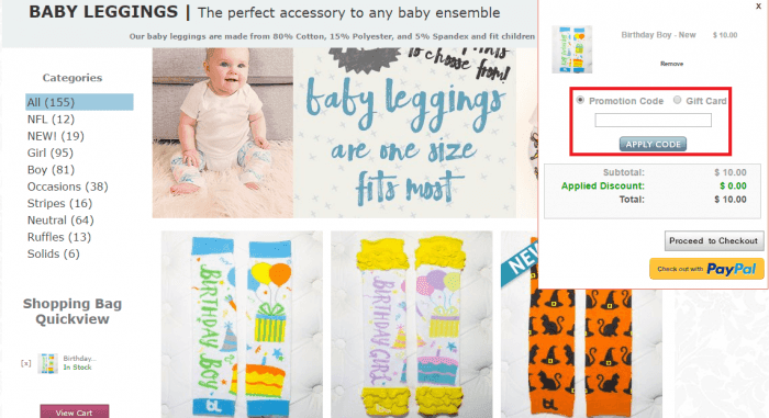 Baby Leggings Promo Code 2021 50 OFF DiscountReactor