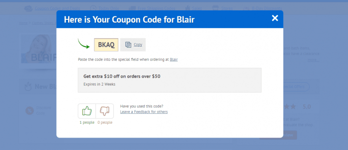 Blair Coupon Code 2021 Up to 10 OFF DiscountReactor
