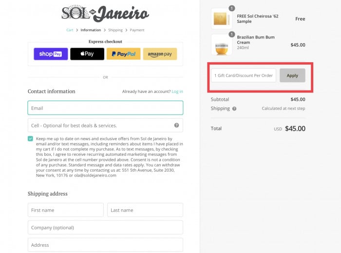 Sol de Janeiro Promo Codes 10 OFF in April 2024