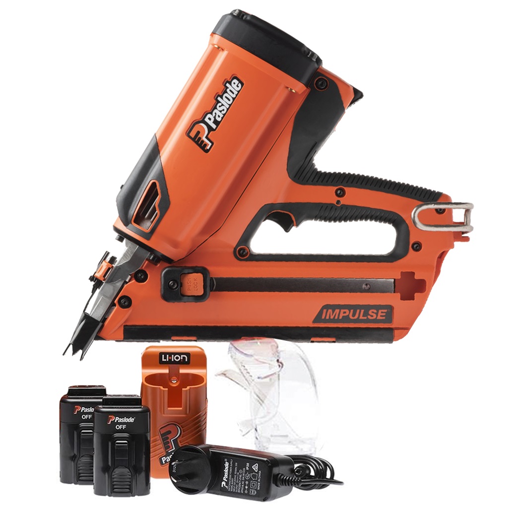 Paslode B20580 FrameMaster-Li PowerVent Impulse Framing Nailer Kit 50mm