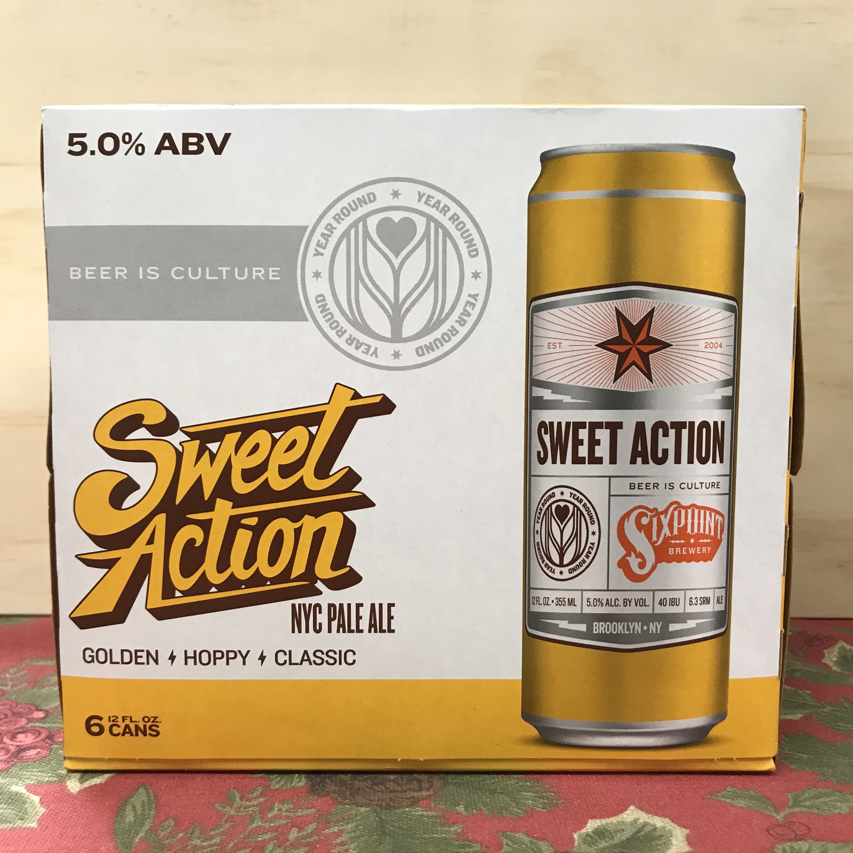Sixpoint Sweet Action NYC Pale Ale 6 x 12 oz cans [ale Brooklyn] 11.