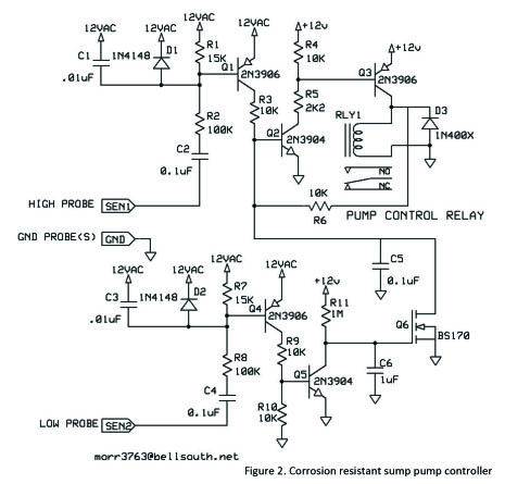 Sump Pump Controller by Andrew R. Morris