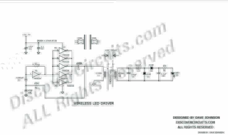 Hobby Circuit - Wireless LED Driver