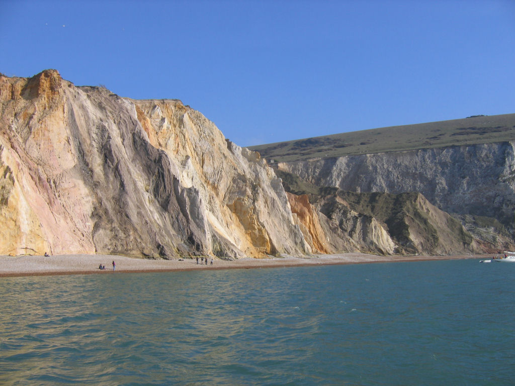 Alum Bay (Isle of Wight) Discovering Fossils