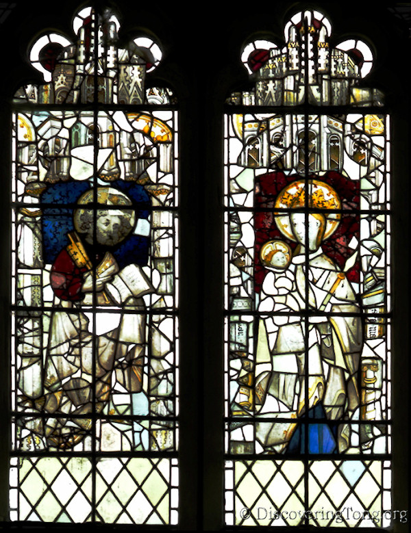 Early medieval stained glass