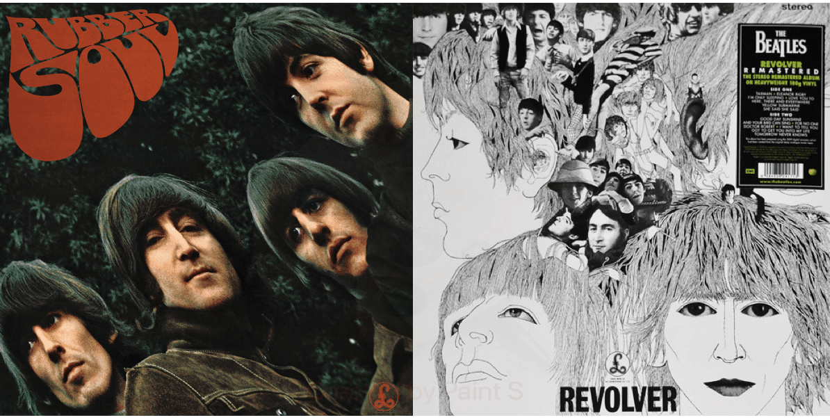 The Beatles Rubber Soul / Revolver 180gm vinyl 2 x LP bundle