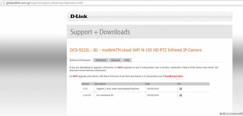 MyDLink Lite Issue SG Download to Disczone!