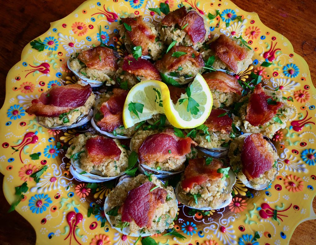 CLAMS CASINO Dish off the Block