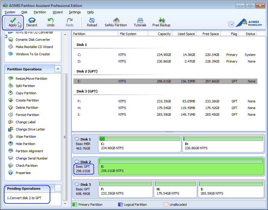 Simple Way for You to Convert SSD from MBR to GPT