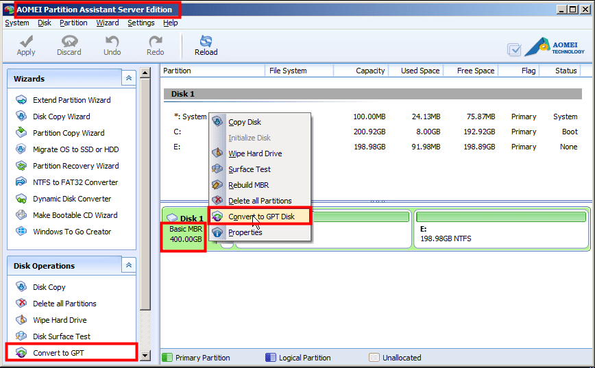 Make A Partition Size Larger than 2TB with Only A Few Steps