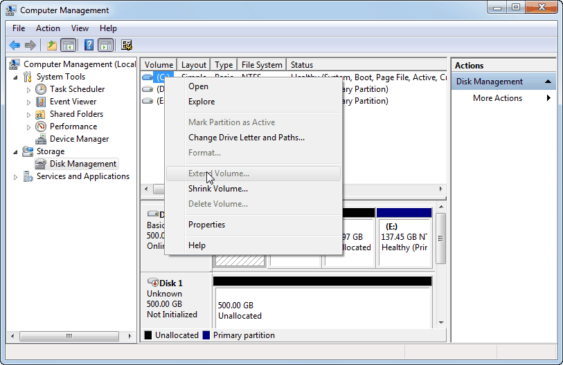 What Cause Extend Volume Greyed Out and How to Fix It