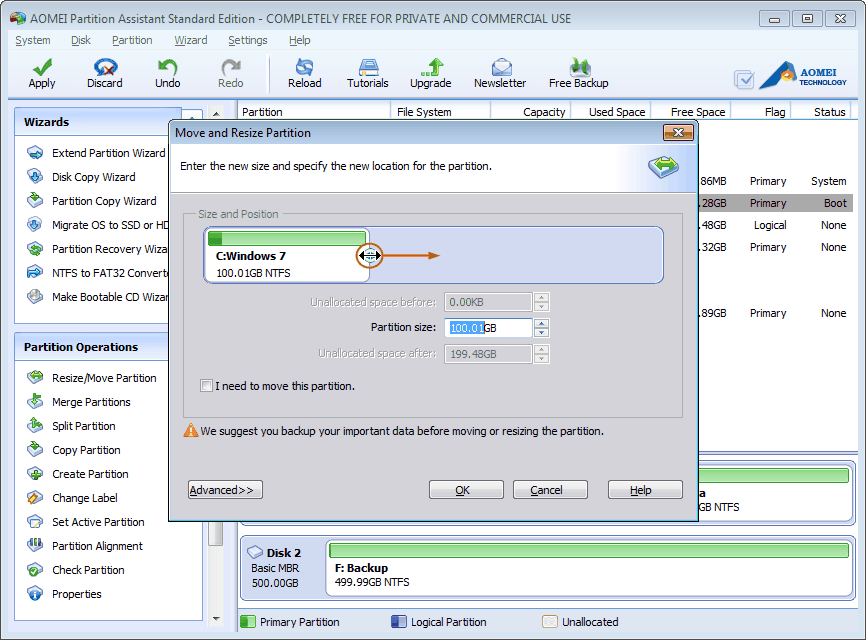 Free Partition Magic for Windows 7 Disk Management DTechnoHacker