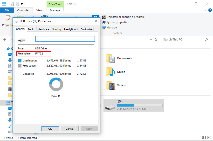 File too large for destination file system usb vicaciti
