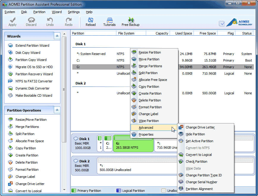 How to Extend Logical Partition with Excellent Partition Man