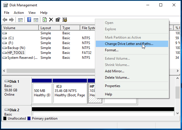 How to Deal with HP Tools Partition Properly?