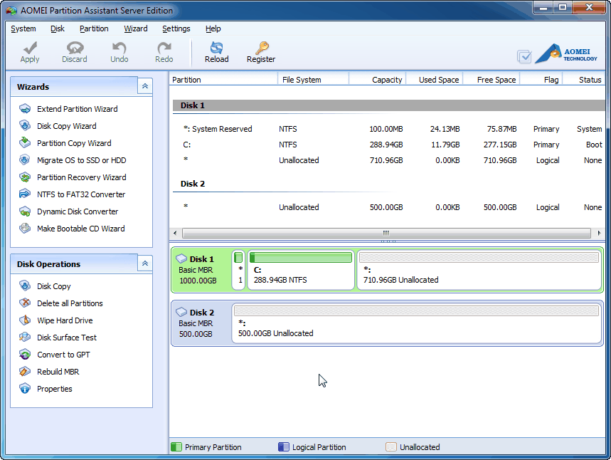 Reliable RAID Partition Manager for Windows System