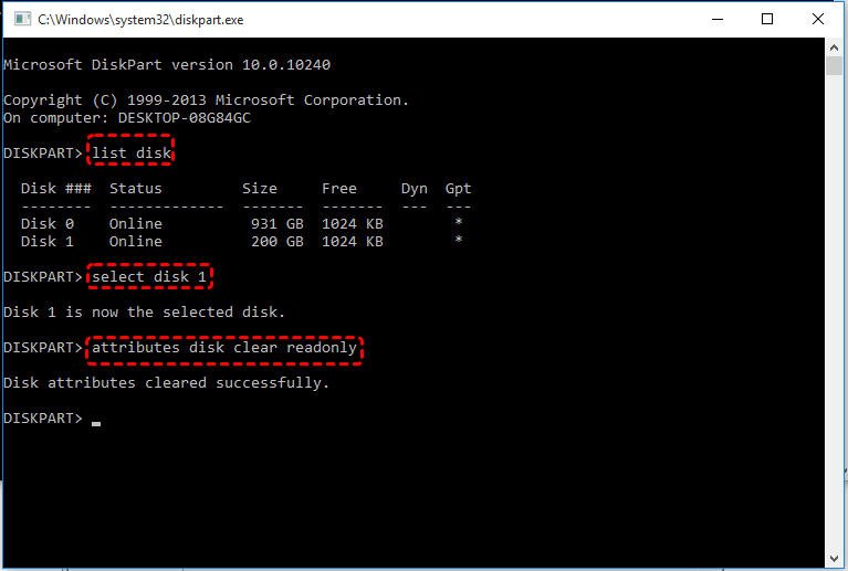 Steps to Remove Read Only Attribute via Command Line in Windows