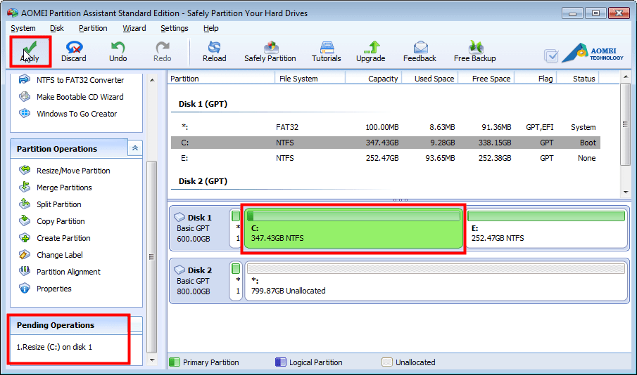 How to Resize UEFI GPT System Partition Easily and Safely?