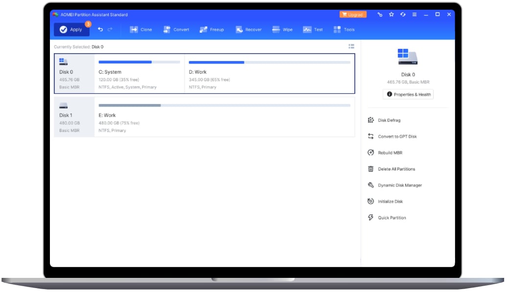 AOMEI Partition Assistant Partition Manager Software for Windows PC