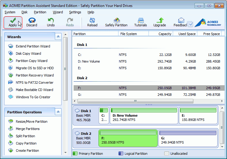 Quickly Partition an External Hard Drive with Free Partition Assistant