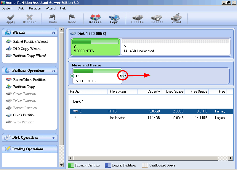The Solution to Expand VMware Disk without Resetting the Machine