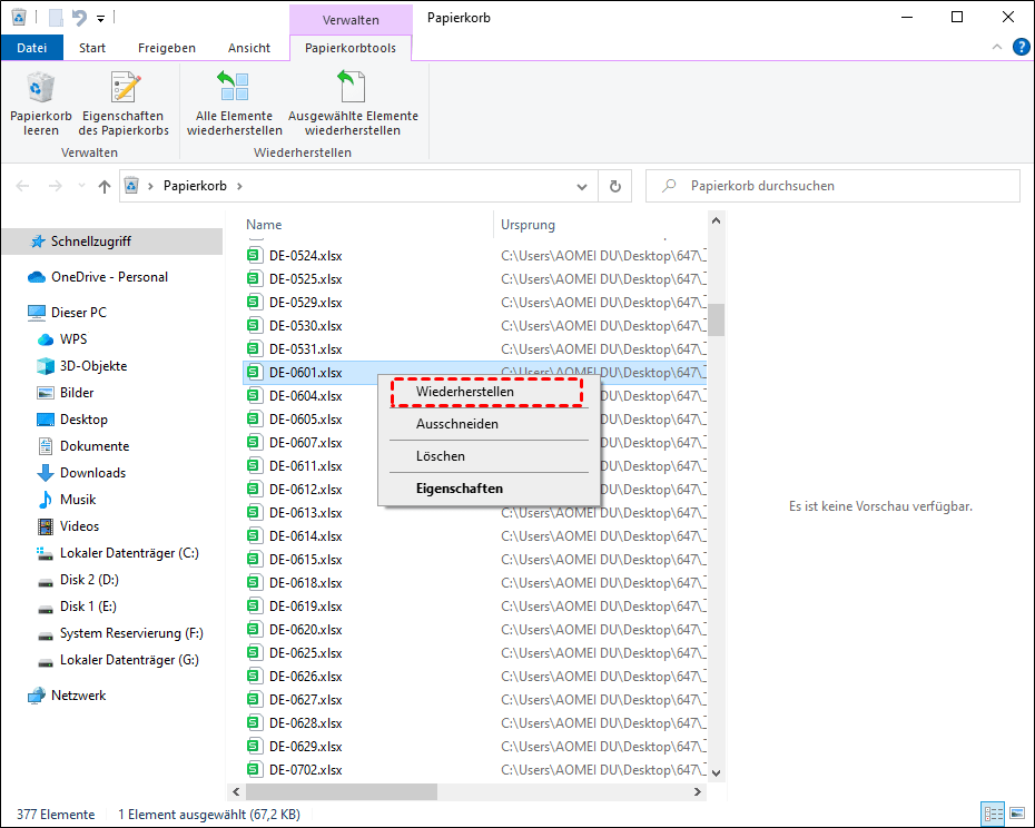 Windows Server 2008 Gelöschte Dateien wiederherstellen