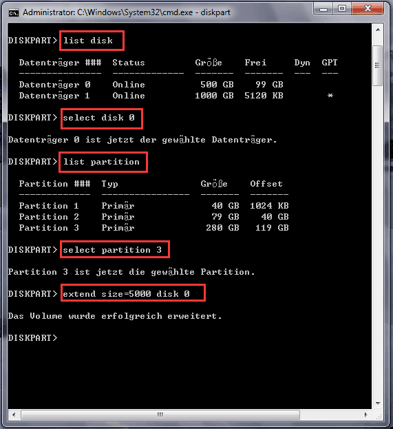 [2025] Wie kann man den Speicher von Laufwerk C erweitern？