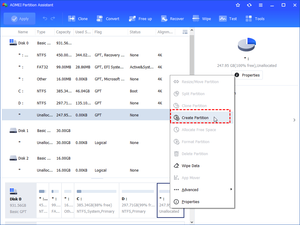 3 Steps to Create Ext4 Partition in Windows 10, 8, 7Freeware