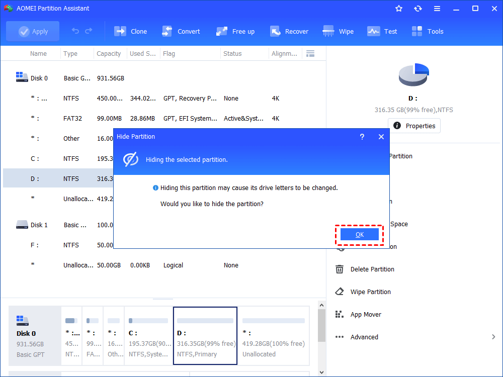 How to Hide or Unhide Partition in Windows 11 in 4 Ways