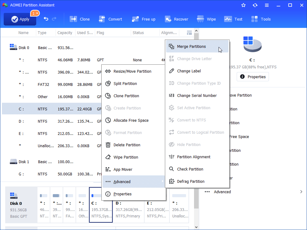 How to Resize GPT Partition Windows 10 without losing data?