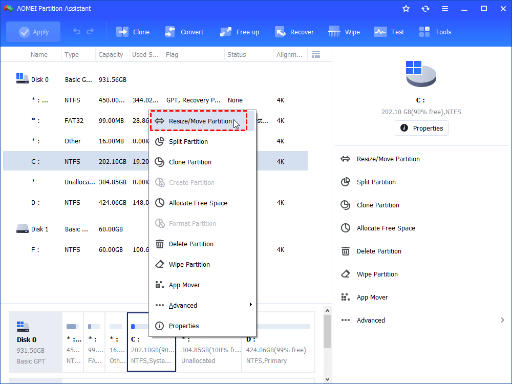 How to Resize UEFI GPT System Partition without Data Loss?