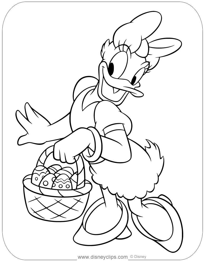 Printable Disney Easter Coloring Pages (2)