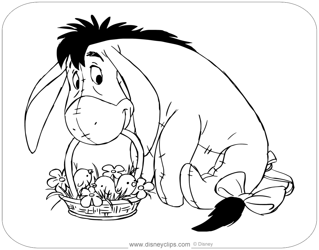 Printable Disney Easter Coloring Pages (4)