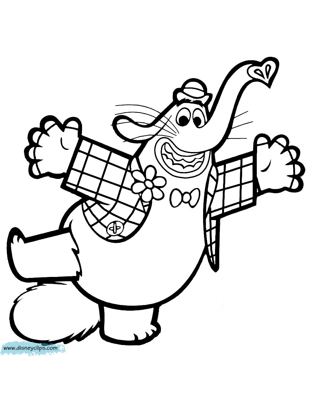 Inside out fear coloring pages