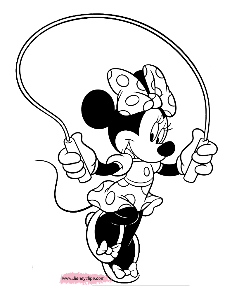 Minnie Mouse Fun & Games Coloring Pages