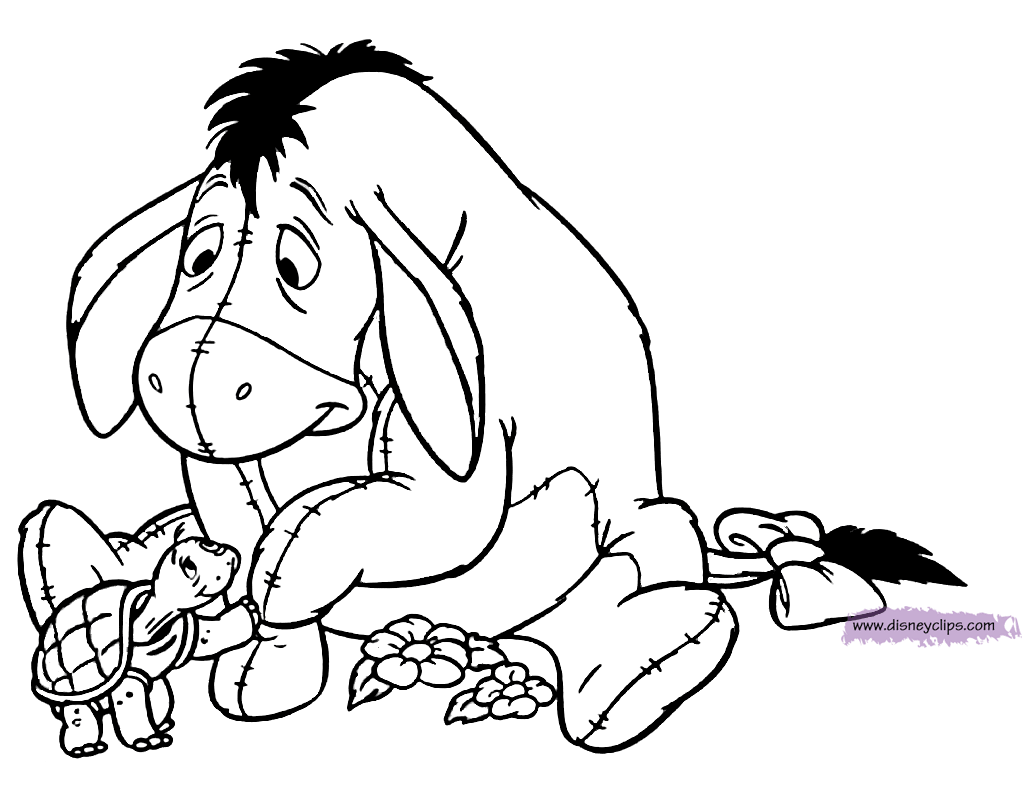 ️Cute Eeyore Coloring Pages Free Download| Qstion.co