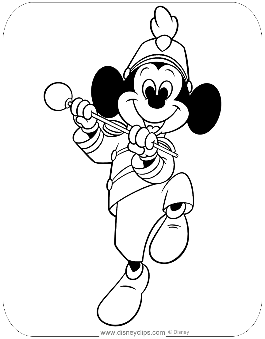 Mickey Mouse Coloring Pages Misc. Activities