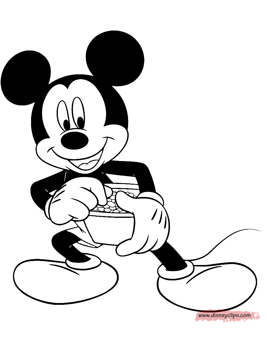 Misc. Mickey Mouse Coloring Pages (6)