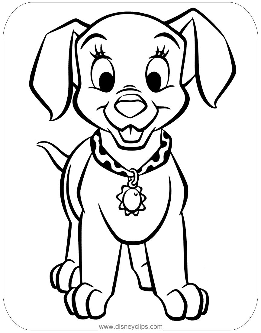 4 Cute Puppy Coloring Pages—Free to Print! – Party + Bright