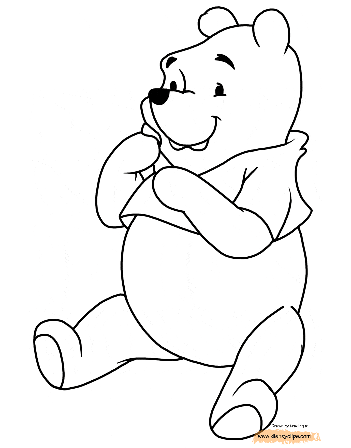 Winnie the Pooh Printable Coloring Pages 2 Disney Coloring Book