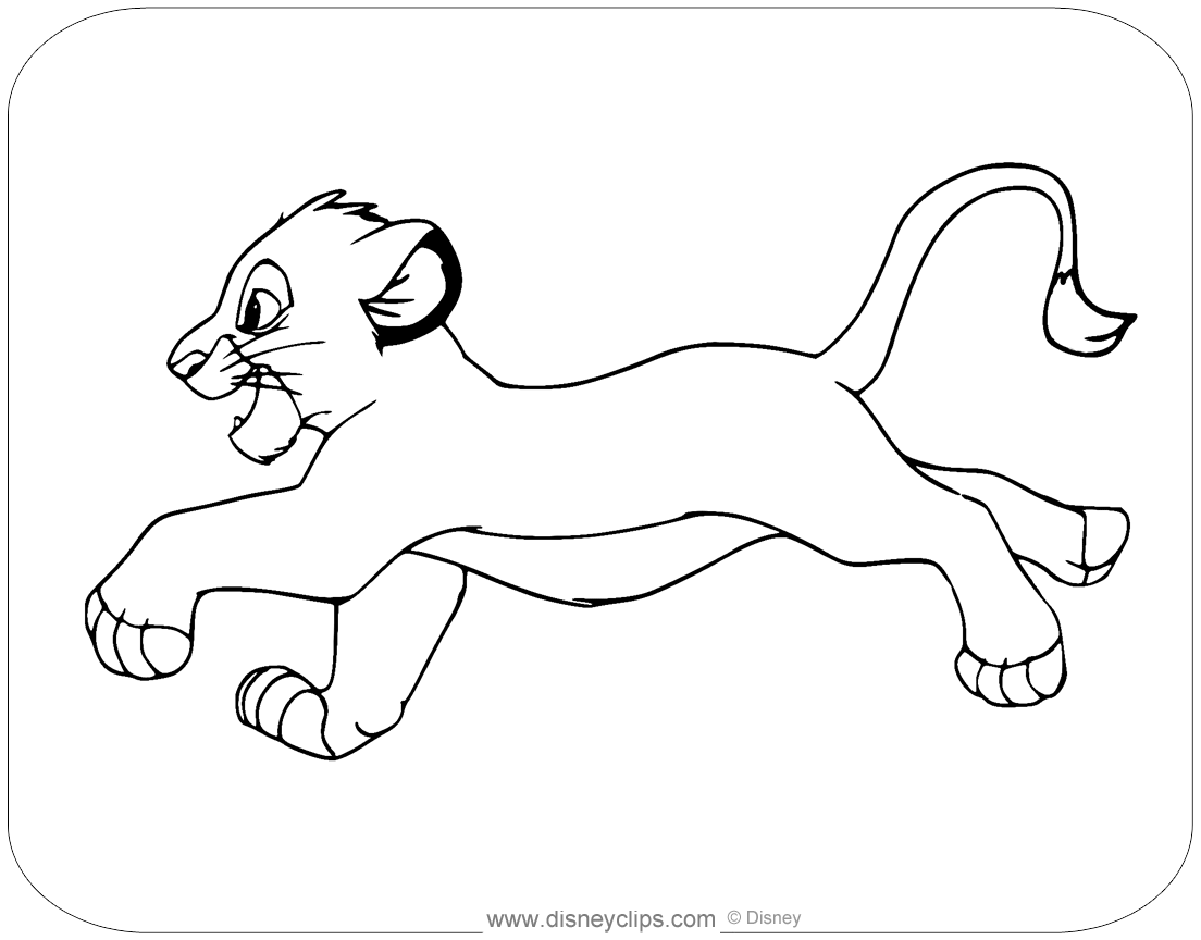 Print Lion King Coloring Pages