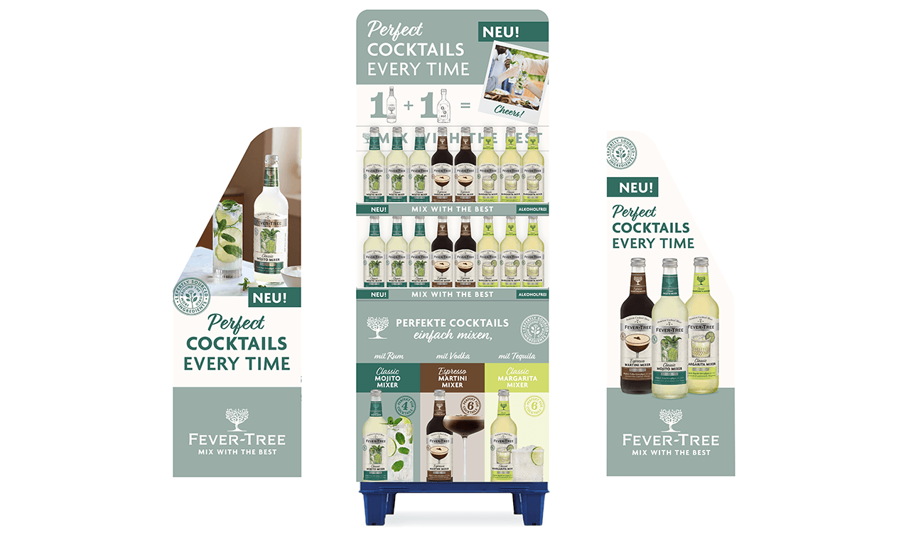 FeverTree CocktailMixInnovation display Magazin