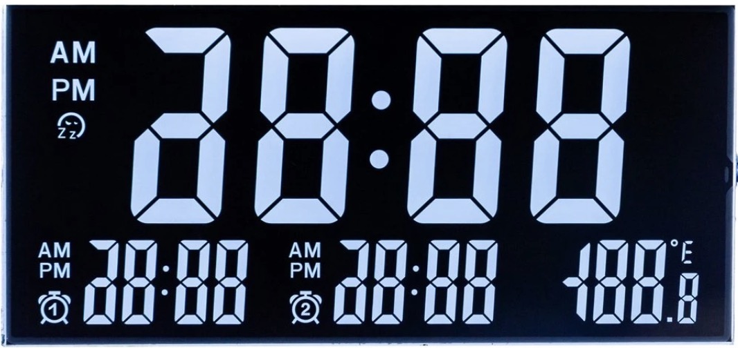 clock LCD display LCD display