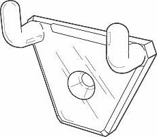 High Strength Acrylic Keyhole Hangers