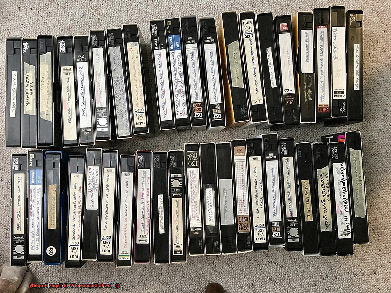 How to Dispose of VHS Tapes Properly?