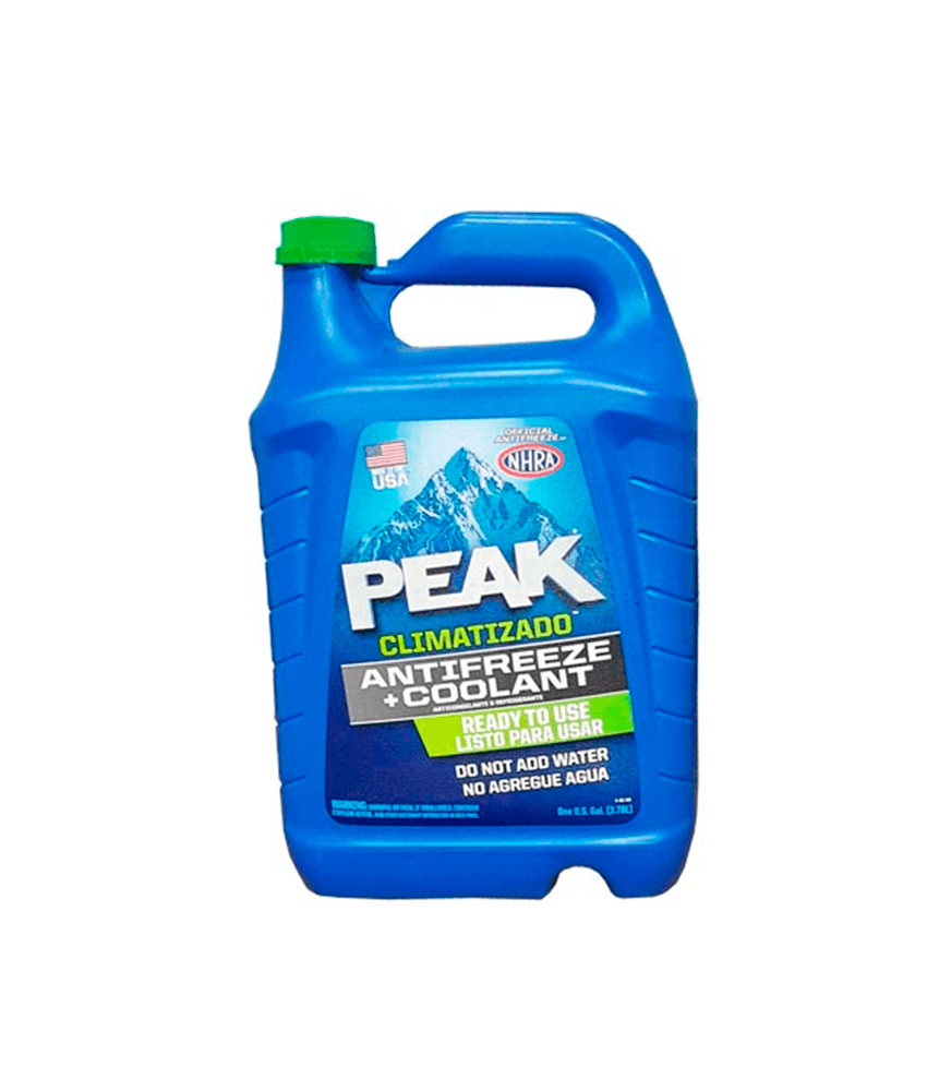 REFRIGERANTE PEAK CLIMATIZADO ANTICONGELANTE + COOLANT AL 33 GALON