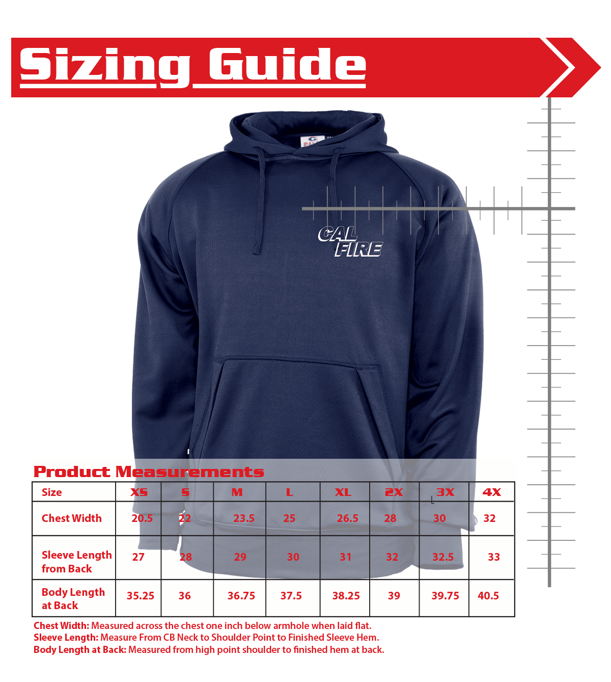 CAL FIRE Performance Hooded Sweatshirt