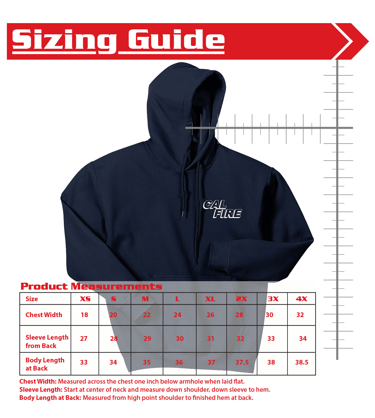 CAL FIRE Hooded Pullover Sweatshirt