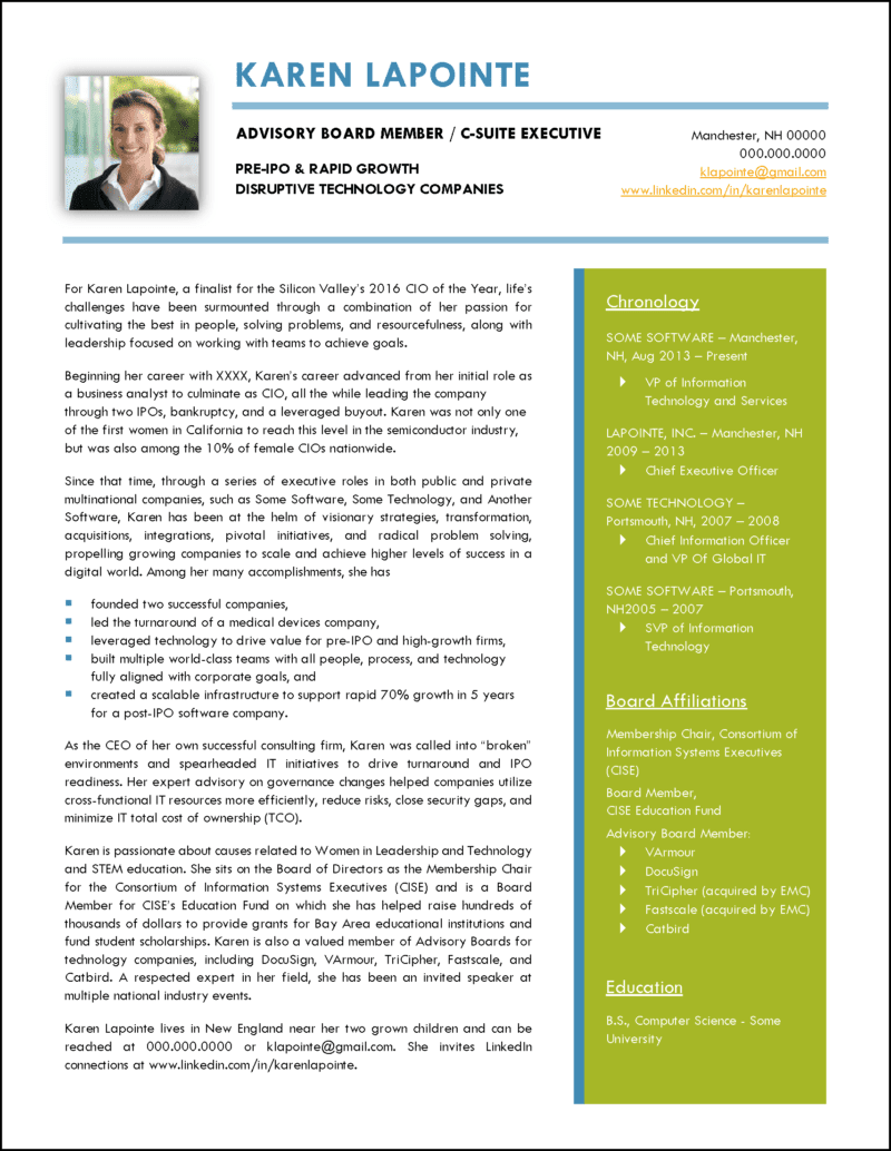 5 Standout Professional Biography Examples Distinctive Career Services